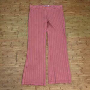 Betabrand Two Pocket Dress Yoga Bootcut Pant Women XL Pink High Rise Wide Leg